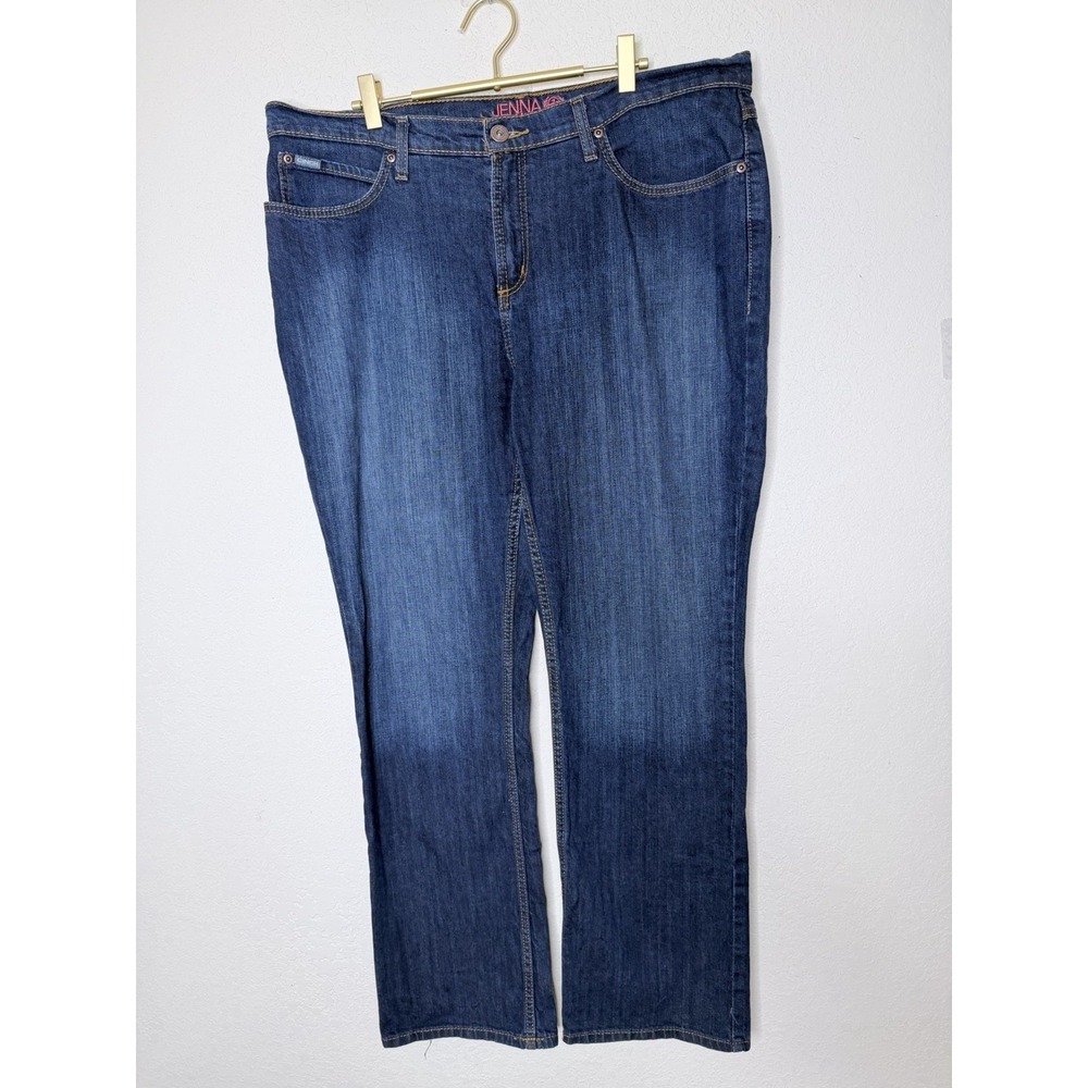 Cinch Jenna Denim Jeans Womens Size 34/17R Blue Bootcut Western Rodeo